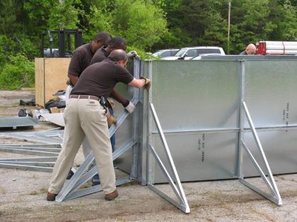 Rapid Deployment of Modular Tanks for Disaster Relief